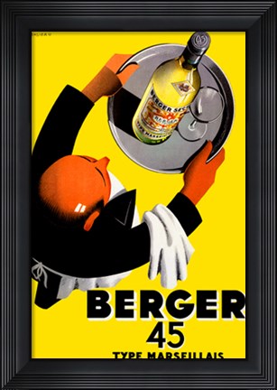 Framed Berger 45 Print