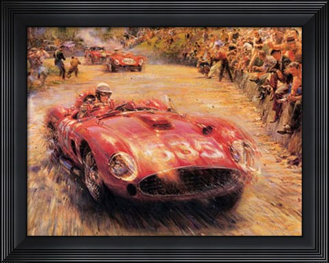 Framed Ferarri 535 Print