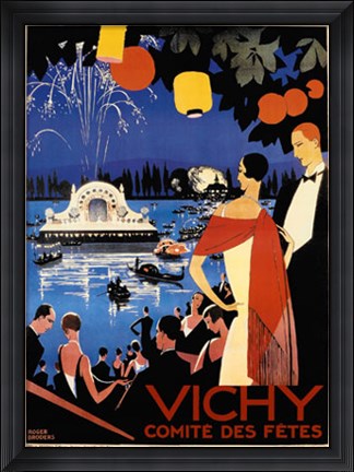 Framed Vichy Print