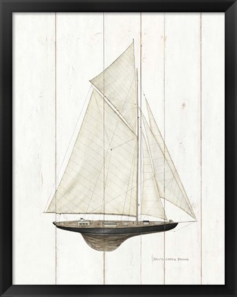 Framed Sailboat I Print