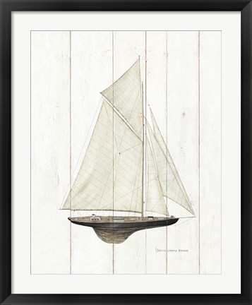 Framed Sailboat I Print