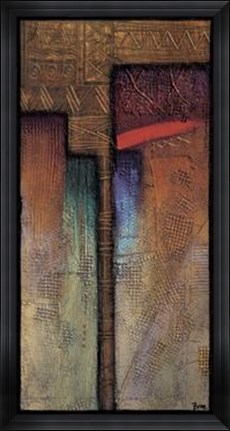 Framed Distant Journey I Os Print
