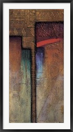 Framed Distant Journey I Os Print
