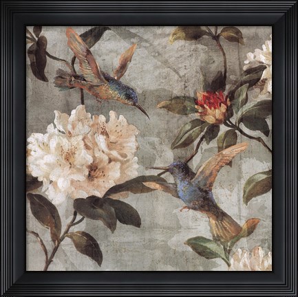 Framed Birds Of A Feather I Print