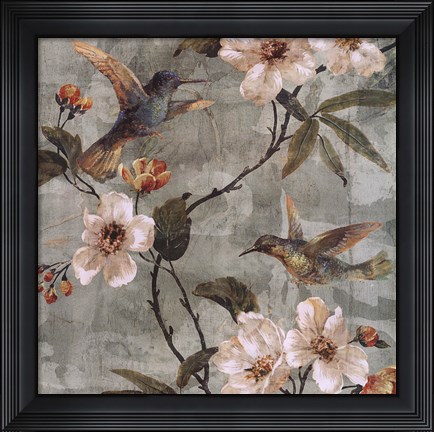 Framed Birds Of A Feather II Print