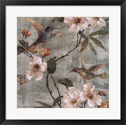 Framed Birds Of A Feather II Print