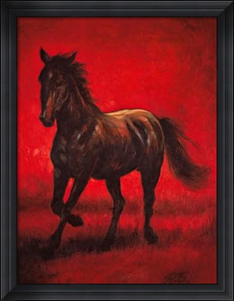 Framed Stallion II Print