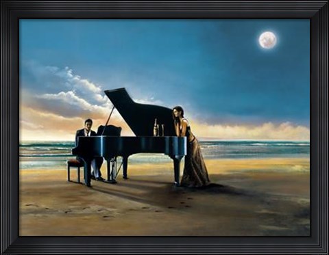 Framed Moonlight Serenade Print