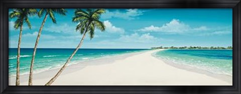 Framed Tropical Lagoon Print