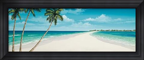 Framed Tropical Lagoon Print