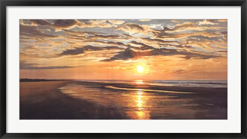 Framed Seashore Tranquility Print