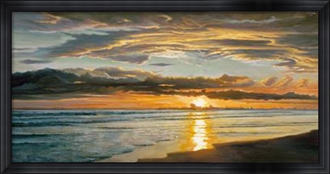 Framed Shoreline Splendor Print