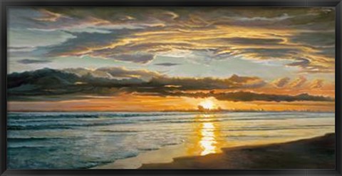 Framed Shoreline Splendor Print