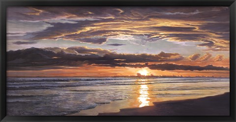 Framed Shoreline Splendor Print