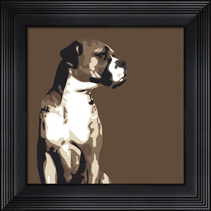 Framed Boxer Print