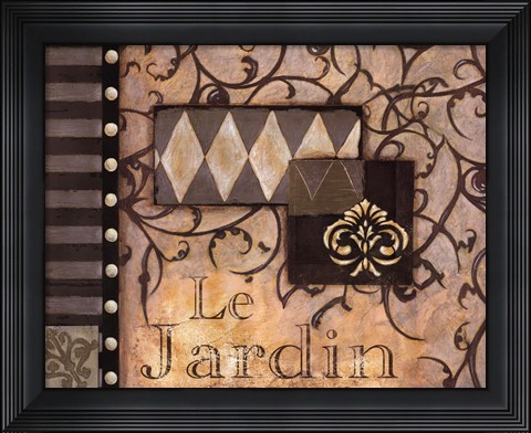 Framed Le Jardin - Cs Print