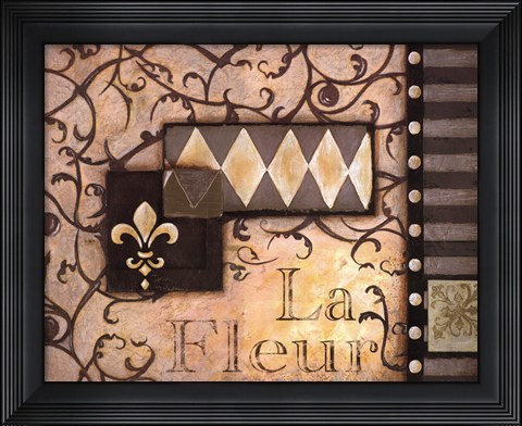 Framed La Fleur - Cs Print