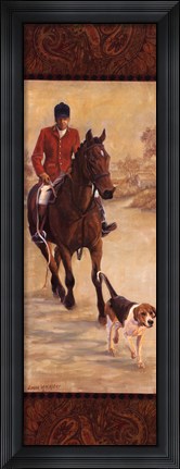 Framed On The Hunt I Print
