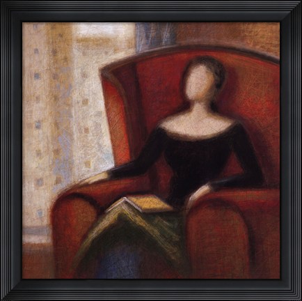 Framed Pensive II Print
