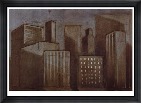 Framed Metro II Print