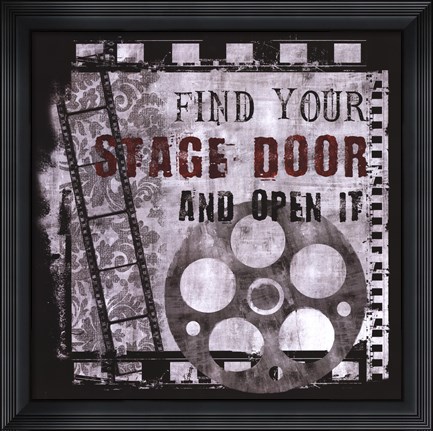 Framed Stage Door Print
