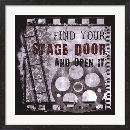 Framed Stage Door Print