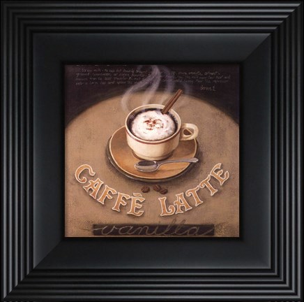 Framed Cafe-Latte Print