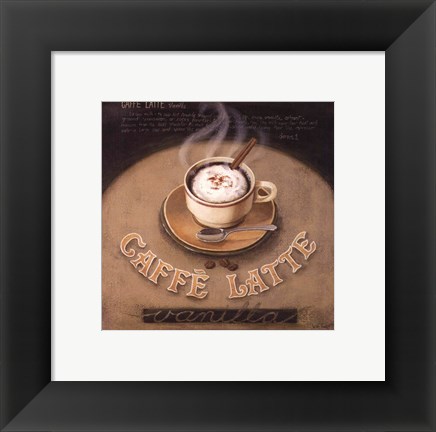 Framed Cafe-Latte Print