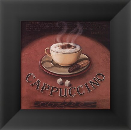 Framed Cappuccino Print