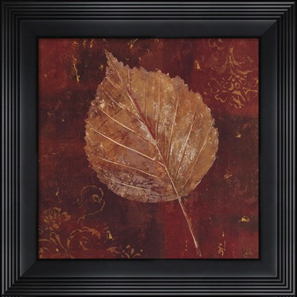 Framed Golden Fall I Print