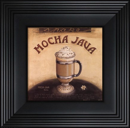 Framed Mocha Java Print