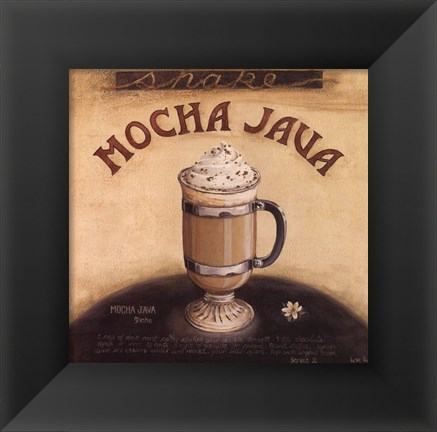 Framed Mocha Java Print