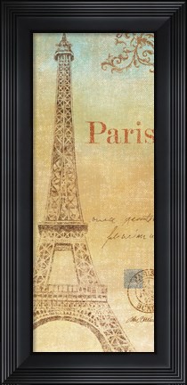 Framed Travel Monuments I Print