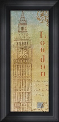 Framed Travel Monuments III Print