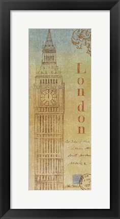 Framed Travel Monuments III Print