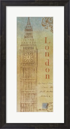 Framed Travel Monuments III Print