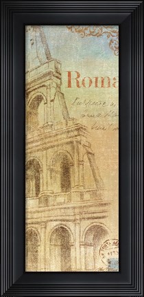 Framed Travel Monuments IV Print