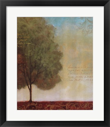 Framed Beautiful Day I Print