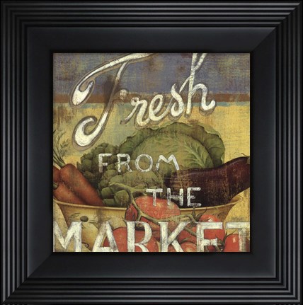 Framed From The Market IV Print