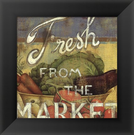 Framed From The Market IV Print