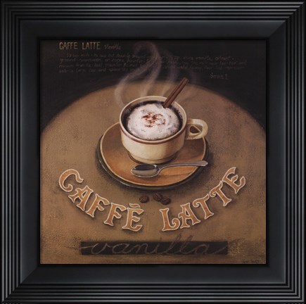 Framed Cafe-Latte Print