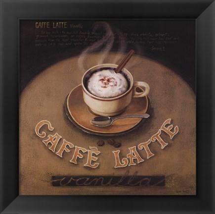 Framed Cafe-Latte Print