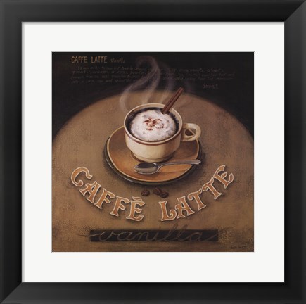 Framed Cafe-Latte Print