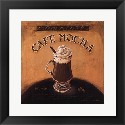 Framed Cafe-Mocha Print