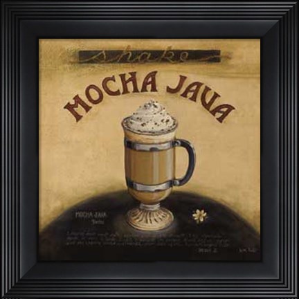 Framed Mocha Java Print