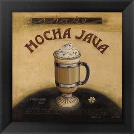 Framed Mocha Java Print