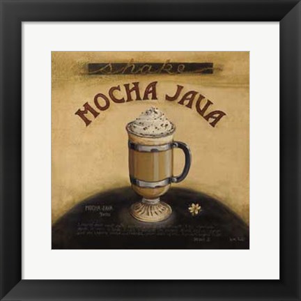 Framed Mocha Java Print