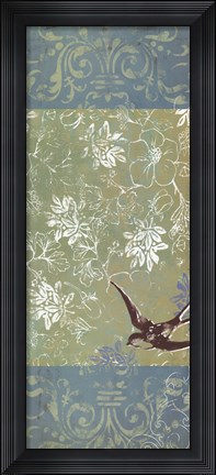 Framed Spring Damask II Print