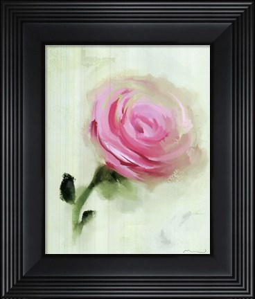 Framed Pink Rose Print