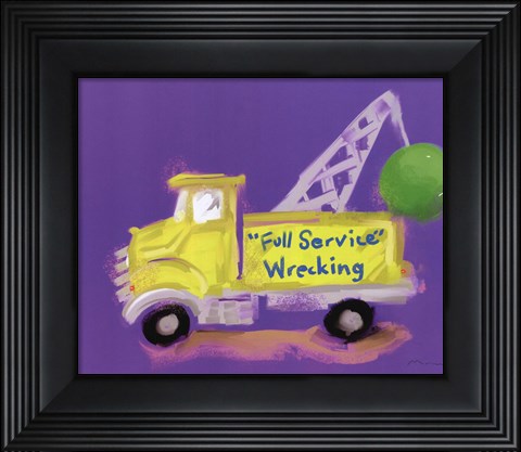 Framed Full Service Wrecking Print